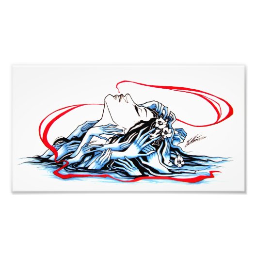 私の与え水量 フォトプリント            (正面)