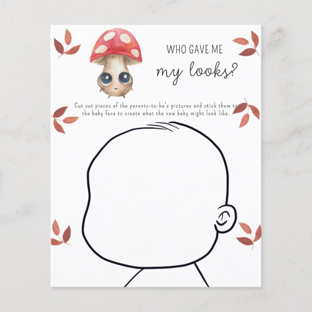 私の与え見た目の赤ん坊のシャワーのゲーム (正面)