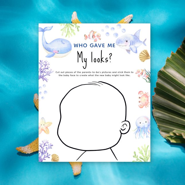 私の与え見た目は？海の赤ちゃんシャワー (クリエイターアップロード済み)