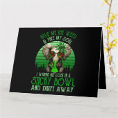 私の与え雑草と解放の私の魂の象の喫煙 カード (黄色い花)