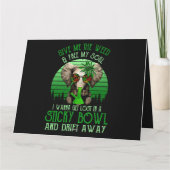 私の与え雑草と解放の私の魂の象の喫煙 カード (裏面)