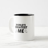 私の世界で最高 ツートーンマグカップ (正面左)