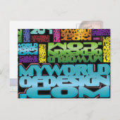 私の世界のデザインはがき ポストカード (正面/裏面)