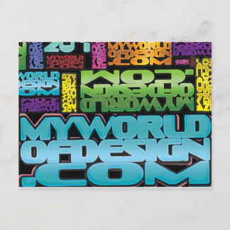 私の世界のデザインはがき ポストカード