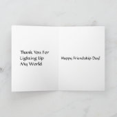 私の世界の特別友情日カードを作ります カード (内部)