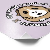 私の世界はモルモットプリント フォトプリント            (角)