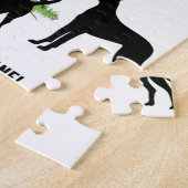 私の世界は私のグレートデーンのまわりで回転します ジグソーパズル (側面)