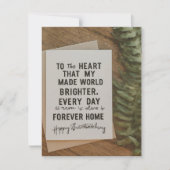 私の世界を日々明るくしてくれたハートに (正面)