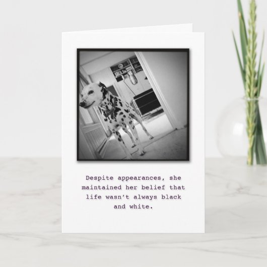 私の世界を着色します。 ありがとう! サンキューカード (正面)