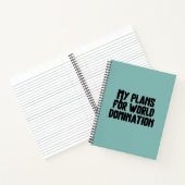 私の世界征服計画ノートブック ノートブック (内部)