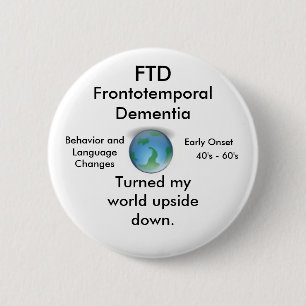 私の世界逆さまボタン回るFTD 缶バッジ
