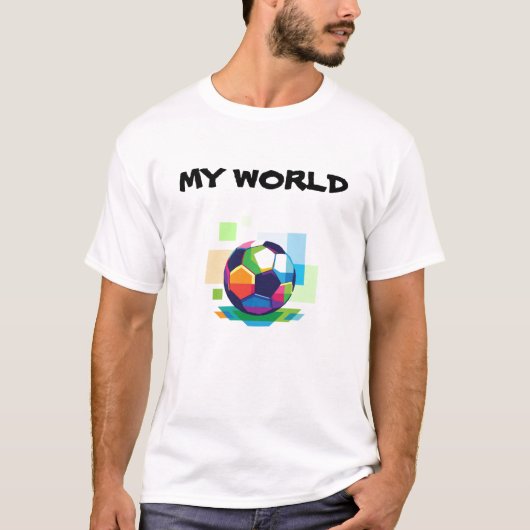 私の世界 メンズTシャツ Tシャツ (正面)