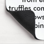 私の世界:豚の来トリュフ マウスパッド (コーナー)