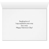 私の両方のパパのバレンタインデー, XOXOデザイン (内部横(下))