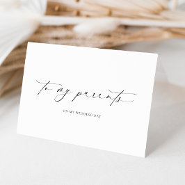 私の両親の結婚式の日にエレスミア カード