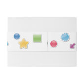 私の両親はラメ招待状エンベロープベリーバンド 招待状ベリーバンド (裏面例)