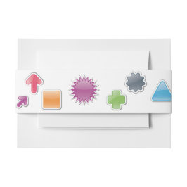 私の両親はラメ招待状エンベロープベリーバンド 招待状ベリーバンド