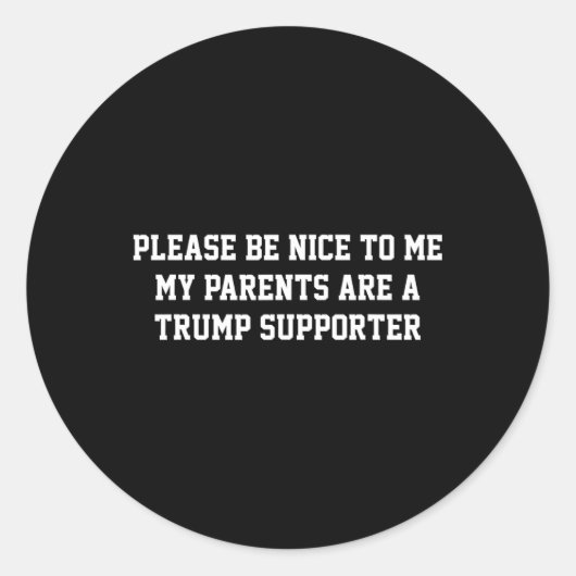 私の両親は切り札を持っている私に親切にしてください ラウンドシール (正面)