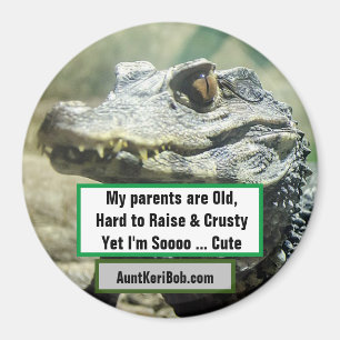 私の両親は年をとっていて、育てる懸命があり、辛辣だ マグネット