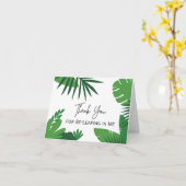 私の中でBeing-Leafingありがとう – Pun Card カード (黄色い花)