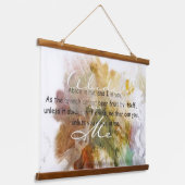 私の中に留まる 吊り下げ型タペストリー (傾斜あり)