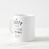 私の中に見える美しいは、あなた方を反映している コーヒーマグカップ (正面左)