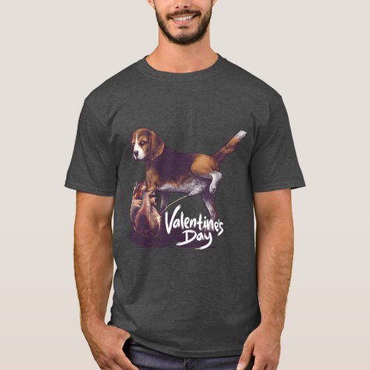 私の中の犬は友人を贈る Tシャツ (正面)