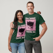 私の中の獣面白い猫のミーム家族 Tシャツ (ユニセックス)