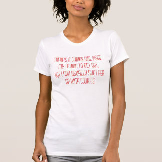 私の中の細い女の子Tシャツ Tシャツ