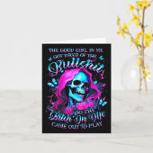 私の中の良い子が、そんなに馬鹿にされることに飽きて、ビッチになった カード (黄色い花)