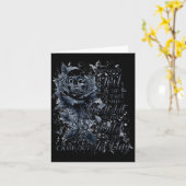 私の中の良い子が、もう限界だと思ったので、クソ野郎に カード (黄色い花)