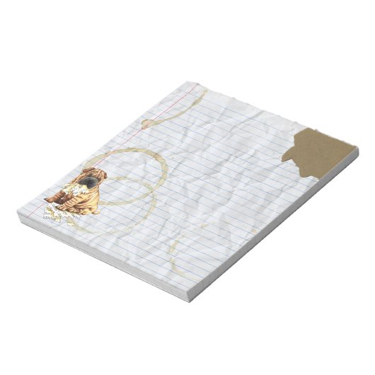 私の中国のShar-Pei私のレッス食べンプラン ノートパッド (回転)