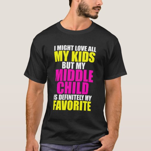 私の中子は親のお気に入りのおおもしろいぼり Tシャツ (正面)