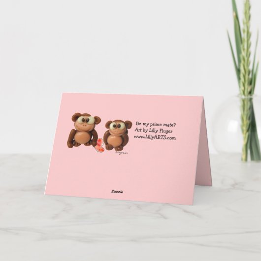 私の主な仲間があって下さいか。 バレンタインカード シーズンカード (裏面)