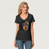 私の主イエス私の救い主の花キリストを渡る Tシャツ (正面フル)