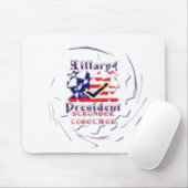 私の主宰と一緒に強いヒラリーUSAに投票 マウスパッド (マウス)
