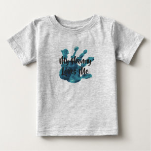 私の乳母はme8を愛します ベビーTシャツ