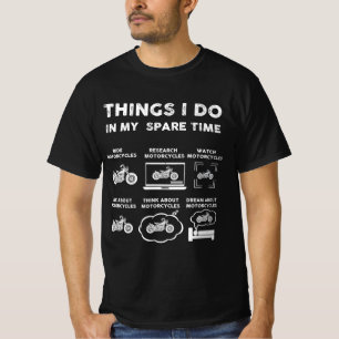 私の予備の時間のバイクでする事 Tシャツ