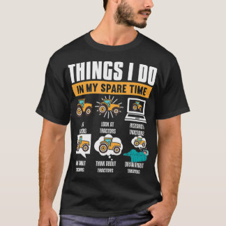 私の予備タイムトラクターで行う事を直すおもしろい Tシャツ