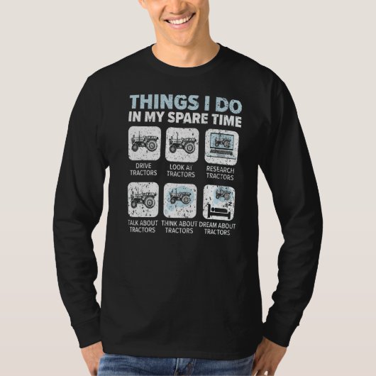 私の予備タイムトラクターの農家で行う事を繕う Tシャツ (正面)