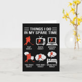 私の予備タイムホッケーで行うこと カード (黄色い花)