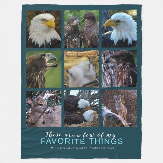 私の事のお気に入りのいくつかは:デラ北イーグルス フリースブランケット (正面)