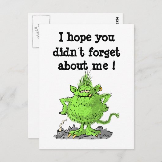 私の事を知らな忘れいと思って! ポストカード (正面/裏面)