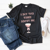 「私の事考えは間違いない」美的なTシャツ Tシャツ