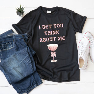 「私の事考えは間違いない」美的なTシャツ Tシャツ