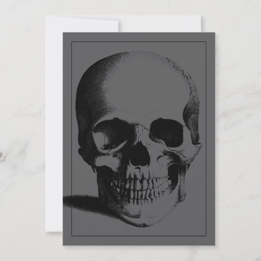 私の二十代の死の祭り 招待状 (裏面)