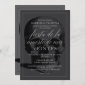 私の二十代の死の祭り 招待状 (正面/裏面)