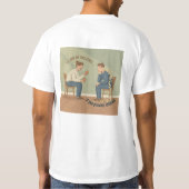 私の二言Tシャツ Tシャツ (裏面)