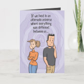 私の互い違いの宇宙バレンタインによって シーズンカード (正面)