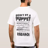 私の人々によっては-人のTシャツが死にます Tシャツ (裏面)